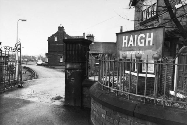 Rothwell's Haigh Hospital pictured in December 1979.
