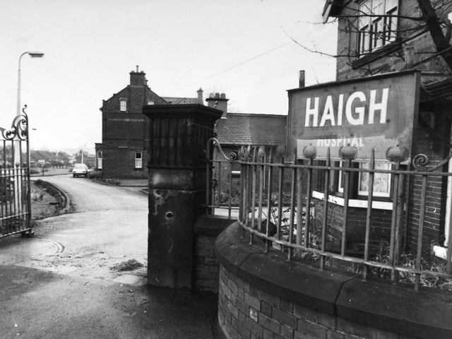 Rothwell's Haigh Hospital pictured in December 1979.