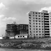 Construction of new flats near York Road in June 1959.