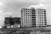 Construction of new flats near York Road in June 1959.