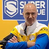 Leeds Rhinos coach Brad Arthur speaks about his new deal at a press conference today (Thursday). Picture by Peter Smith.