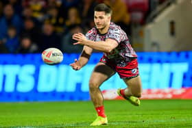 Ben McNamara has joined Castleford Tigers on loan from Leigh Leopards. Picture by Allan McKenzie/SWpix.com.