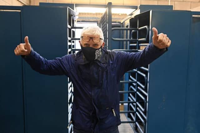 Fans will need covid certification to pass through turnstiles of events with attendances over 10,000. (Photo by Paul Devlin / SNS Group)