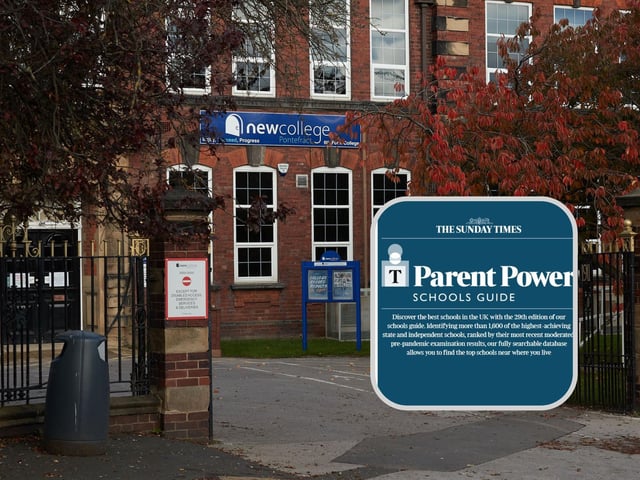 The college, on the border of Leeds in Park Lane, Pontefract, was ranked 36th in the country in The Times' guide. It has 2,209 students.