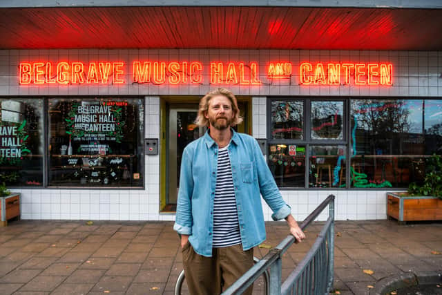 Co-founder Simon Stevens outside of Belgrave Music Hall and Canteen as it gets ready to mark its 10th anniversary. Photo: James Hardisty