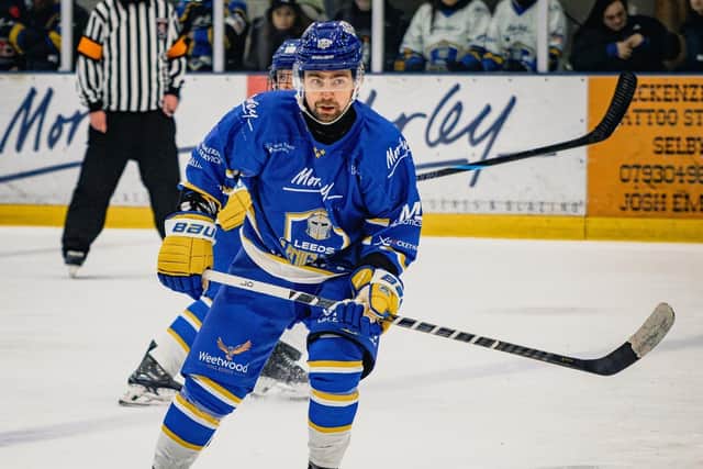 NOT QUITE: Owen Sobchak scored for Leeds in Romford. Picture: Rob Halls/Knights Media.