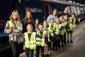 School children from Preston Primary School took a trip to Westminster with Hull Trains
