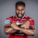 Salford Red Devils' former Leeds Rhinos prop King Vuniyayawa. Picture by Paul Currie/SWpix.com.