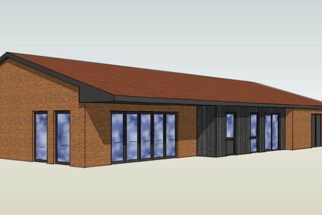 West End Terriers FC has been granted permission for a new sports pavilion at its ground on Cemetery Lane, in Hemsworth. Image Keystone Architecture