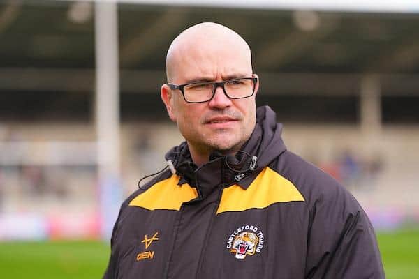 Castleford Tigers coach Craig Lingard took positives from last Sunday's defeat at Salford Red Devils. Picture by Olly Hassell/SWpix.com.