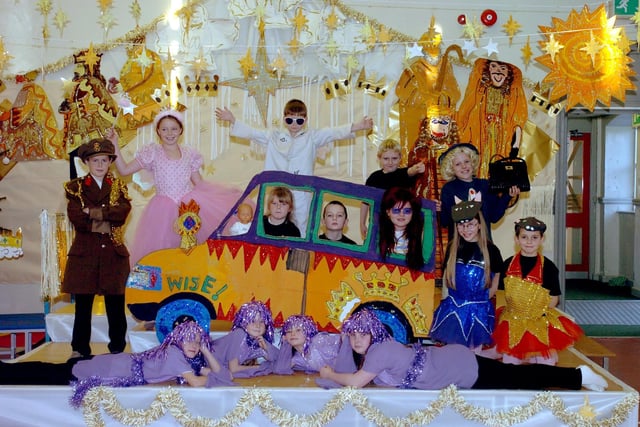 Middleton Primary School were preparing to stage nativity play 'Rock Around Christmas' in December 2003.