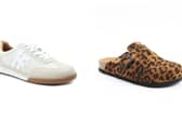 ​The Bevan water-resistant trainer​ and the Alessia cool clogs​.