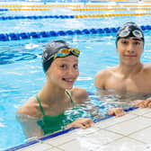 Making a splash: City of Leeds swimmers Hollie Williams, 14, and Kouresh Khodakah, 16, train at the John Charles Centre for Sport and are heading to the European Youth Olympic Festival. (Picture: Bruce Rollinson)
