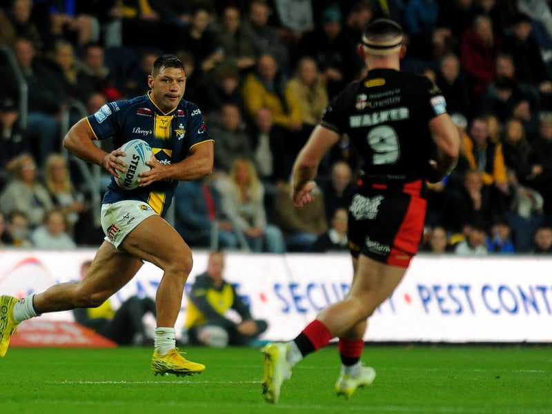 Was caught out for pace on defence at times, overshadowing some impressive work carrying the ball away from Rhinos’ line, but 11 tries was a decent final season 7