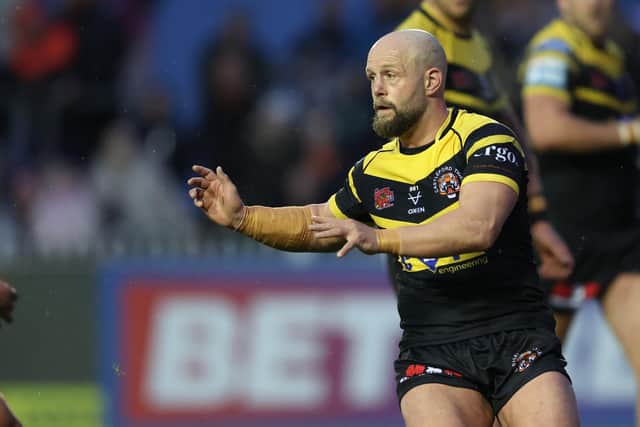 Paul McShane, seen during Castletford Tigers' win over London Broncos in April, has played oinly five times this year. Picture by John Clifton/SWpix.com.