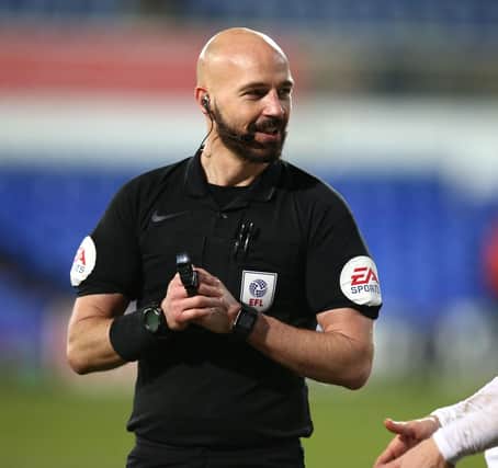 Darren Drysdale was officiating Ipswich Town vs Northampton Town (Getty Images)
