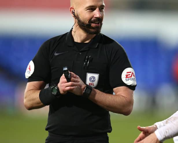 Darren Drysdale was officiating Ipswich Town vs Northampton Town (Getty Images)