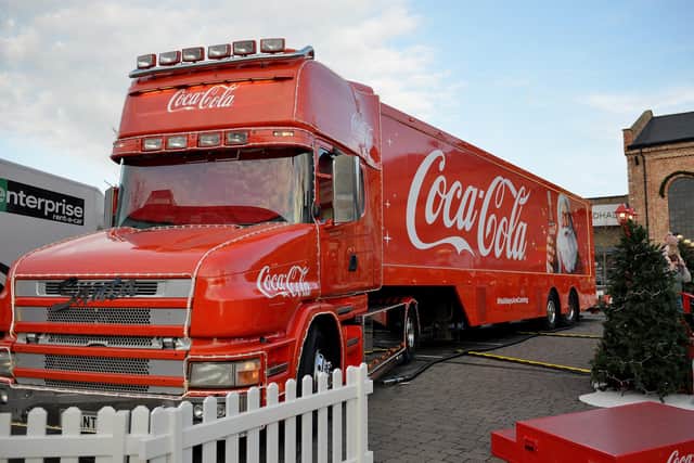 The Coca-Cola Christmas truck will arrive in Leeds on Thursday
