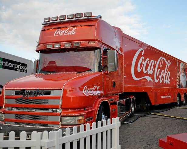 The Coca-Cola Christmas truck will arrive in Leeds on Thursday