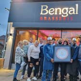 The Bengal Brasserie team with some of their many regular customers. Photo: National World