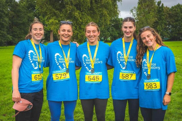 Fundraisers taking part in last year’s Walk for Parkinson’s in 2023