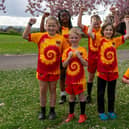 Players from Sheffield Hawks wearing their Ely-inspired post-match shirts.