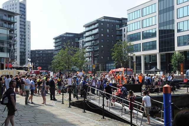 Leeds Waterfront Festival Dragon Boat Racing in 2019 (Photo: Steve Riding)