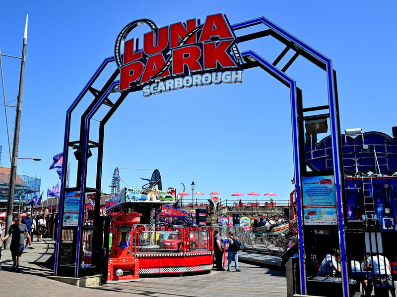 The colourful attractions on the seafront gearing up for the bustling summer season.