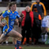 Fergus McCormack, aged 17, made an impact for Leeds Rhinos against Bradford Bulls and is an exciting prospect. Picture by Steve Riding.