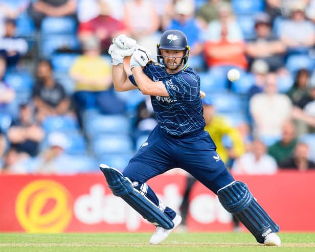 Adam Lyth's heroic efforts were in vain as Yorkshire fell to their first defeat in this year's tournament. Picture by Allan McKenzie/SWpix.com