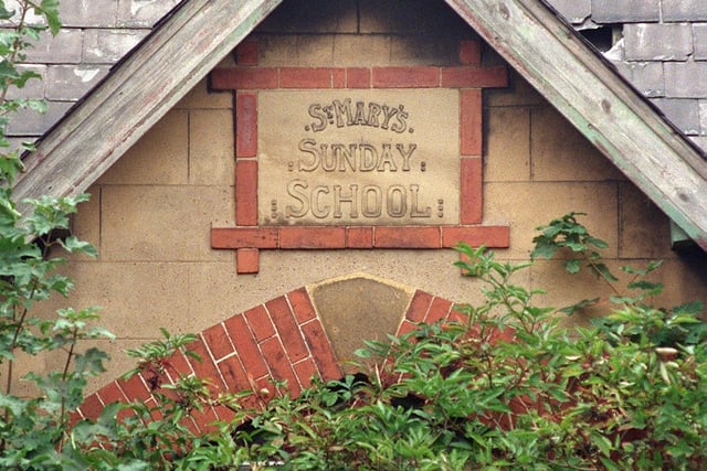 The old St Mary's Sunday School pictured in September 1999.