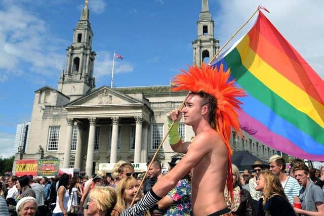 After missing the last two years due to the pandemic, Sunday’s Leeds Pride will mark 17 years of pride events in Leeds. Picture: Jonathan Gawthorpe.