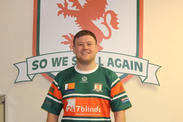 Fraser Stroud will be available next weekend after suspension. Picture by Hunslet RLFC.