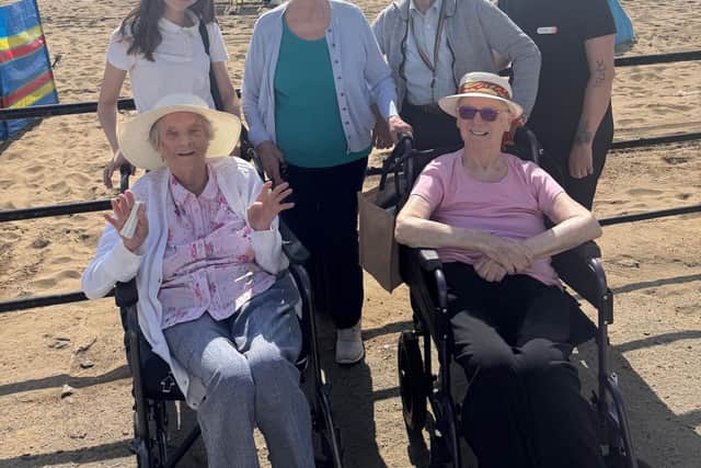 Residents and colleagues from HC-One’s Colton Lodges Care Home at Scarborough