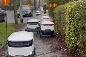 Robots on the streets of Leeds (image: Will Smart)