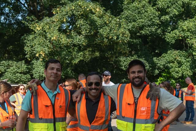 Amazon volunteers lend a helping hand at Temple Newsam
