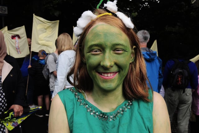 On the green team...Martha Waddell, 11 of Beecroft Primary School. (pic by Steve Riding)
