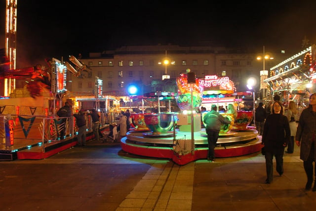 The New Year Fair on Millennium Square in 2004.