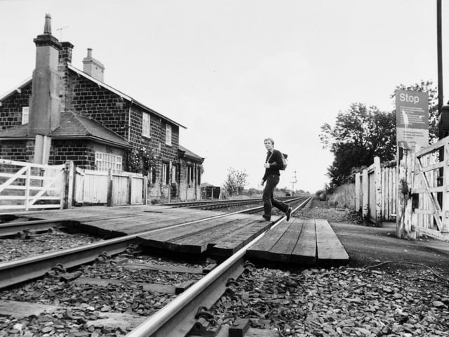 The Old Railway Station House at the level crossing at Methley pictured in June 1980.