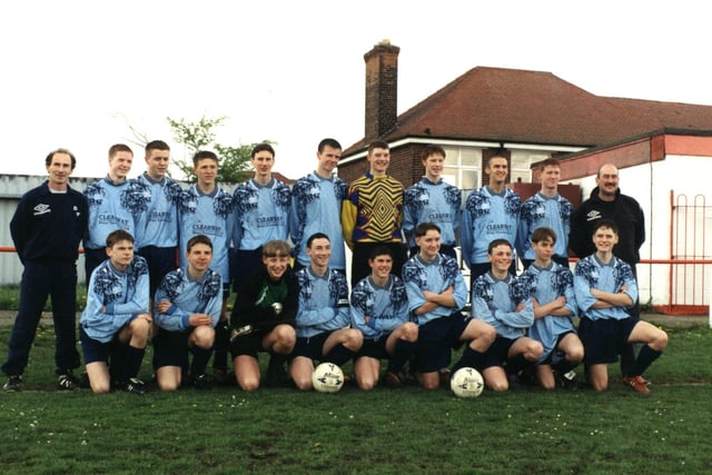 Kippax Athletics U-16s pictured in May 1999.