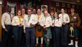 The Coronation Camp Team with Polar Explorer, Dwayne Fields receiving their Coronation Medals