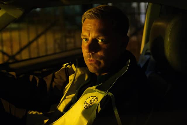 Joe Armstrong features as a sleazy ice-skating coach in the new ITV drama series The Blame (Picture: Quay Street Productions for ITV/ITVx)
