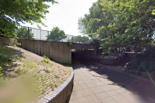 A 16-year-old boy from Leeds was stabbed near an underpass of Brintons Road, Southampton, in the early hours of December 16. Photo: Google.