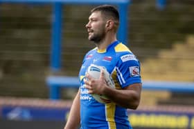 Ryan Hall is back in blue and amber, for the first time in more than six years. Picture by Tony Johnson.