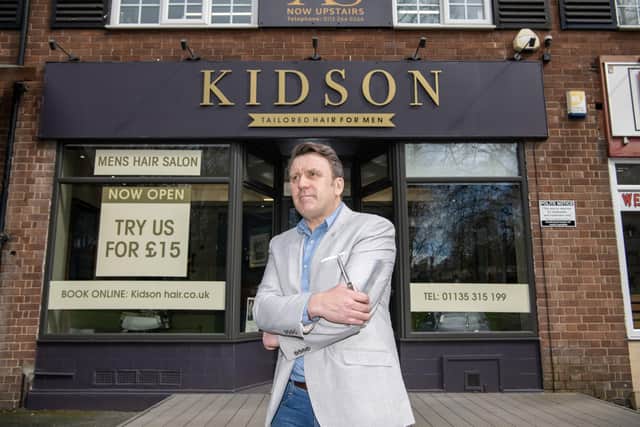 Paul Carrigan, 50, is the owner of Kidson Hair (Photo: Tony Johnson)