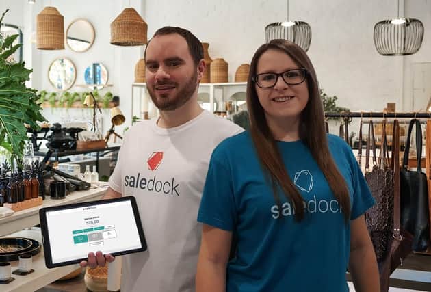 Saledock founders Lee Gladwin and Layla Gladwin.