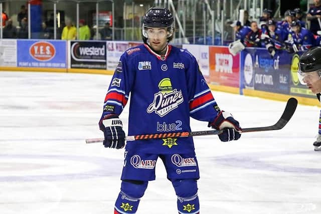 NEW SURROUNDINGS: Mac Howlett - seen above for Dundee Stars - believes Leeds Knights have the potential to land silverware this season. Picture courtesy of Derek Black/EIHL Media.