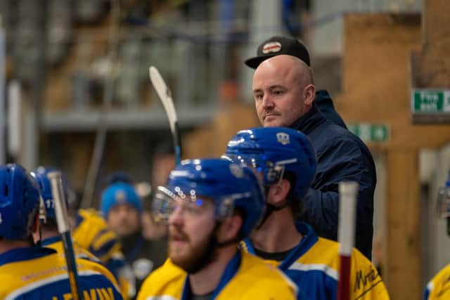 FOLLOW ME LEADER: Leeds Knights' head coach, Ryan Aldridge. Picture courtesy of Oliver Portamento.