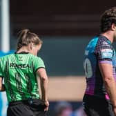 Referee Tara Jones is pictured sending off Hull's Yusuf Aydin during Sunday's defeat at Bradford Bulls. Here's all the charges and penalty points issued after Betfred Super League round 11.