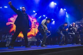 The Jacksons wowed the crowd at The Piece Hall in Halifax.